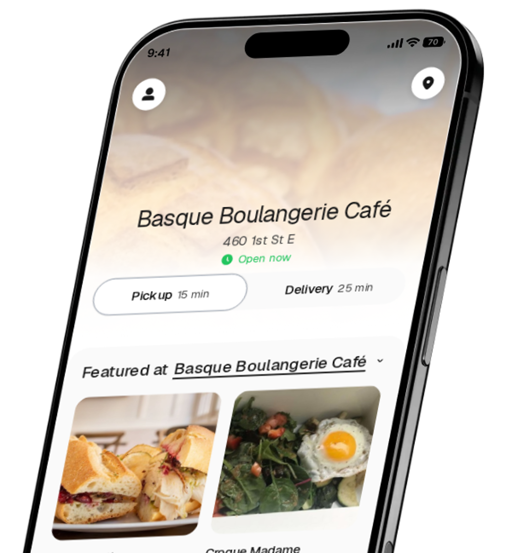 Basque Boulangerie Café app preview